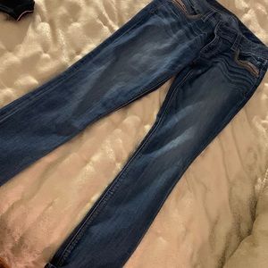 Express straight low rise jeans